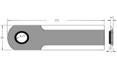 Mower blade for forage cutting