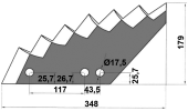 BLADES FOR MIXING MACHINES-VERTICAL