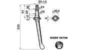 Dente per erpici rotativi - Conico