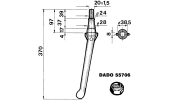 Tine for power harrows - Conical