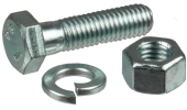 Partially threaded bolt