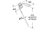 Standard front tine for seed drill - various manufacturers