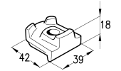 Standard lower tine holder