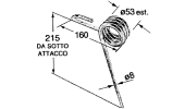 Dente posteriore aperto per seminatrice