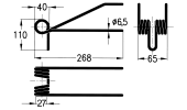 Dente per seminatrice