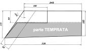 VOMERINO SPALLA 240 mm RINFORZATO - DX