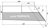 VOMERINO SPALLA 240 mm RINFORZATO - SX