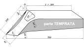 VOMERO TIPO UNIVERSALE SPALLA 320 mm - DX