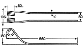 Dente a molla per giroandanatore