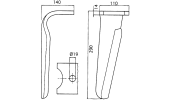 Tine for power harrows - Quick attachment