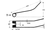 Rotary swather spring