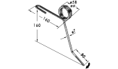 Rear tine for seed drill - various manufacturers