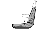 SEAT WITH SLIDE RAILS