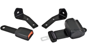 Seat belt kit with rewinder