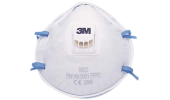 FACIAL FILTER MASKS WITH VALVE FOR LOW OR MEDIUM TOXICITY DUSTS, MISTS AND FUMES