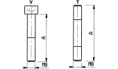 Screw for modular elements