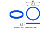 GASKET FOR COUPLERS 3/8