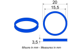 GASKET FOR COUPLERS 1/2