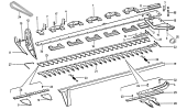 Lama a 10 denti - cm 152 PER BARRE FALCIANTI GRIBALDI & SALVIA MOD. SUPERIOR 394