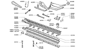 SPARE PARTS OF GASPARDO MOWERS GRIBALDI & SALVIA MOD. SUPERIOR 72