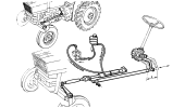 POWER STEERING INSTALLATION ASSEMBLIES FOR 4WD LEONE CENTAURO TRACTORS